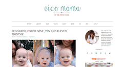 Desktop Screenshot of ciao-mama.com